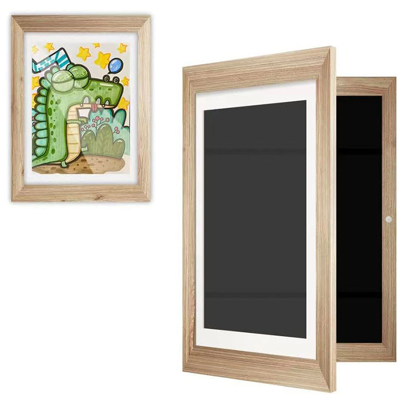 Children Art Frametory Projects 8.3x11.8 Kids Art Frames Front Opening Acrylic Material For Drawing Paintings Pictures