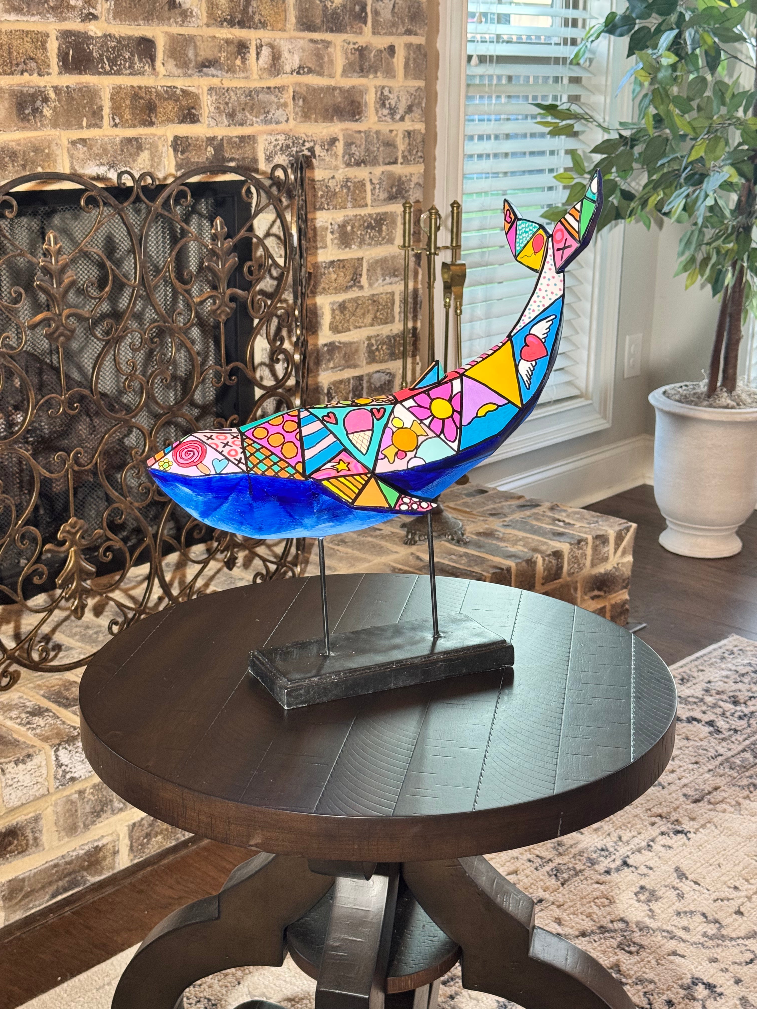 Good Vibes — Original One-of-One Whale Sculpture