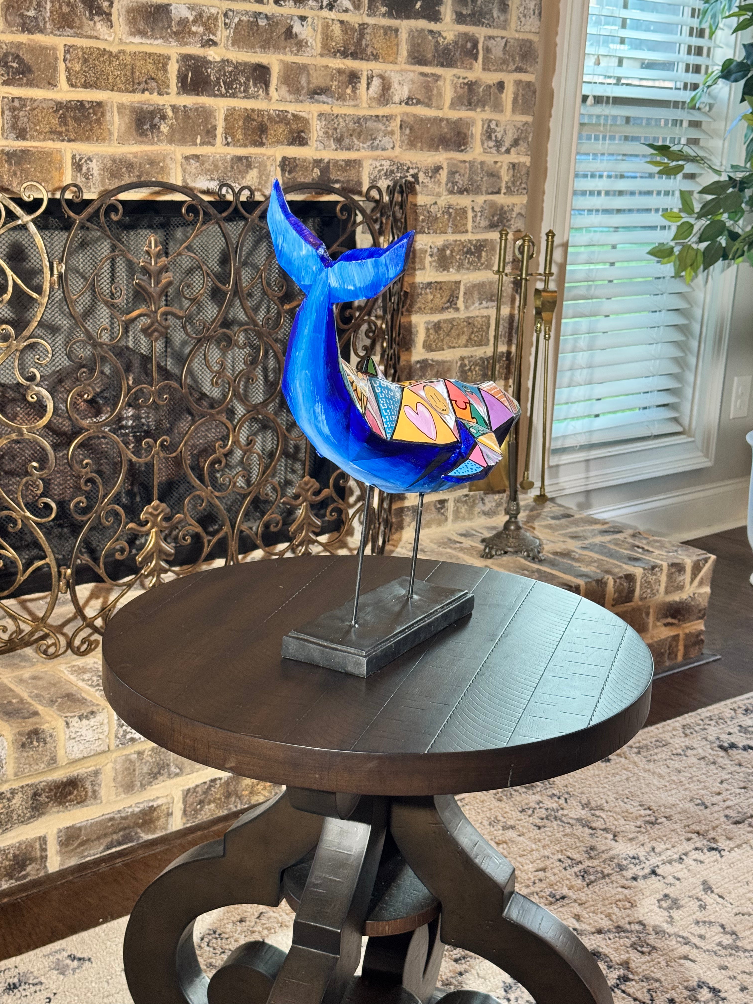 Good Vibes — Original One-of-One Whale Sculpture