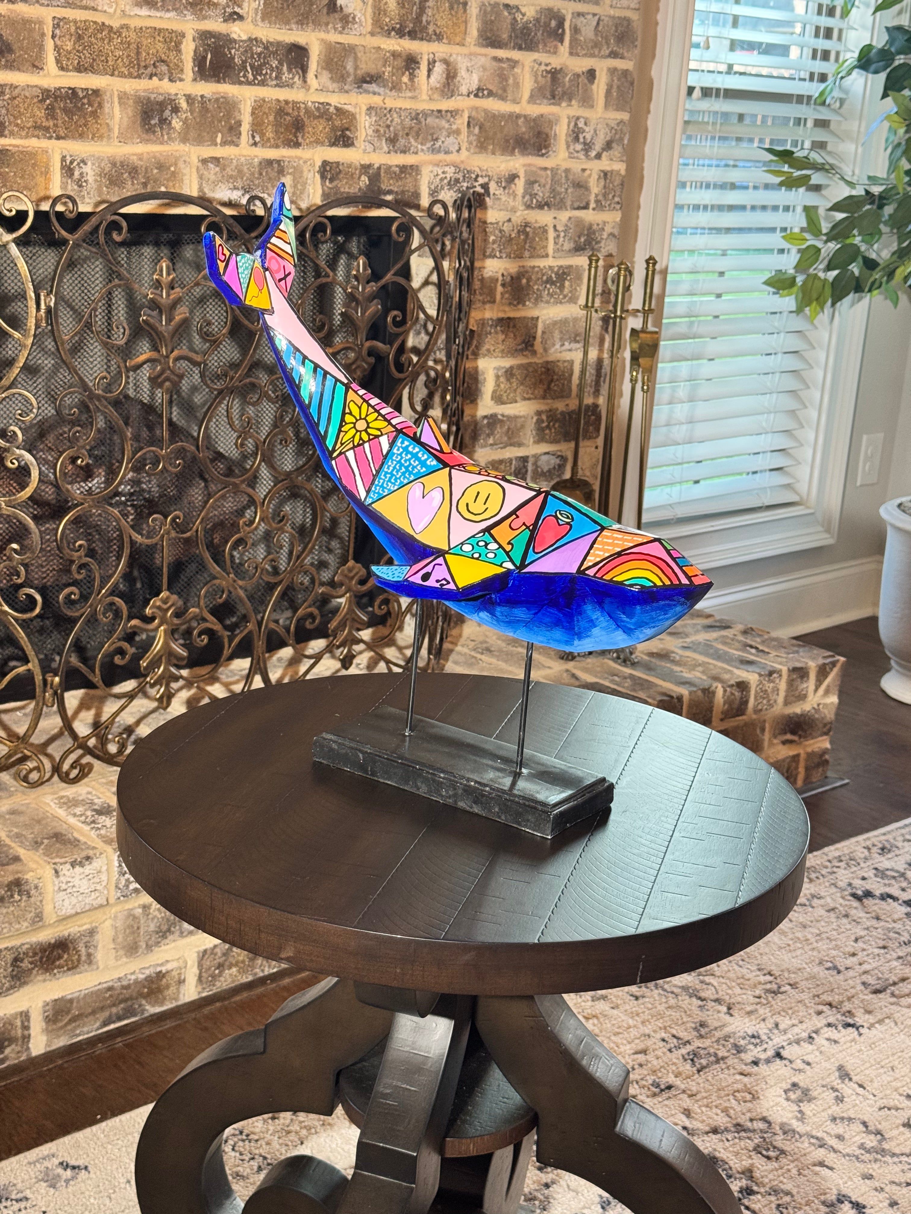 Good Vibes — Original One-of-One Whale Sculpture