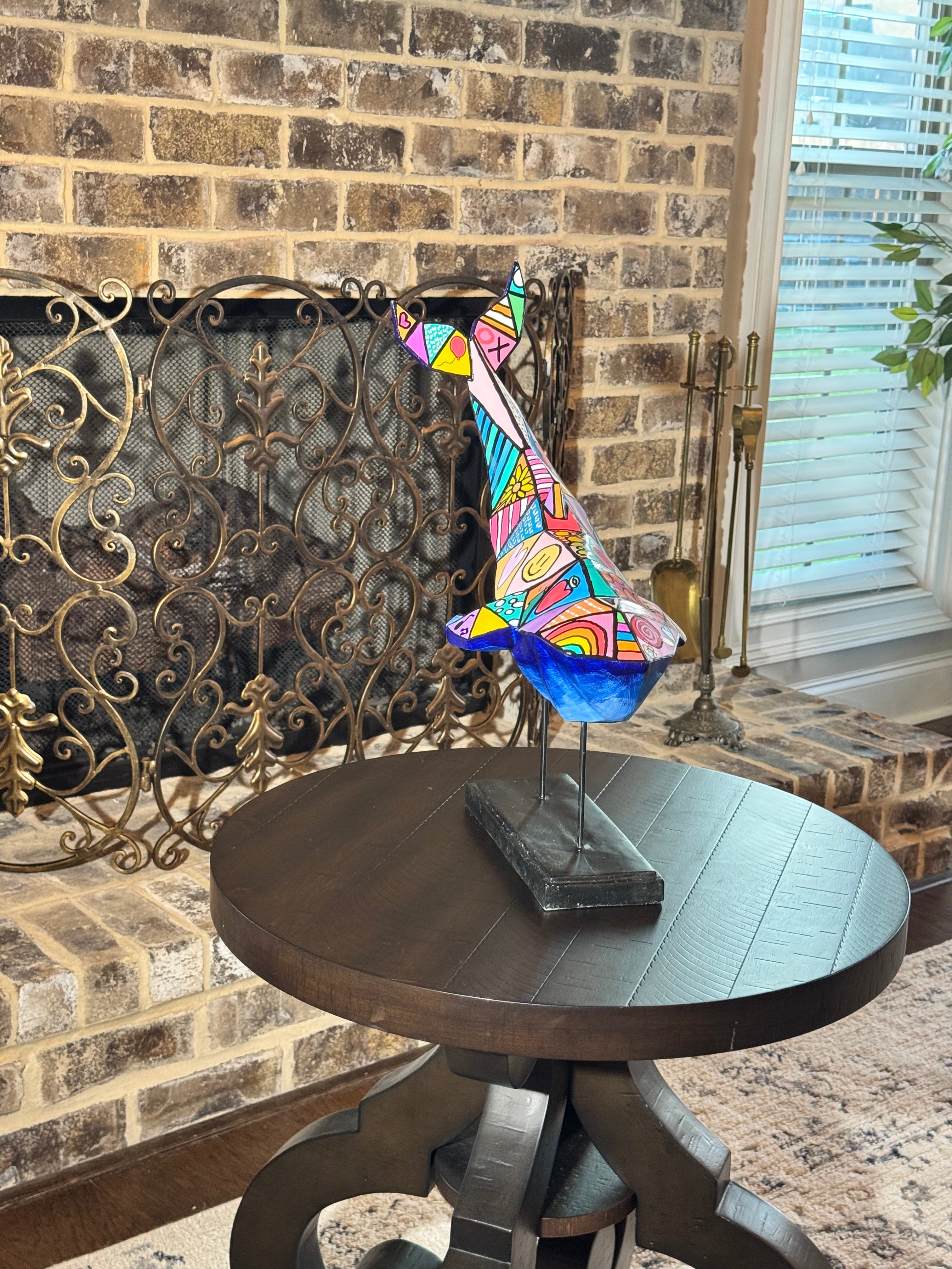 Good Vibes — Original One-of-One Whale Sculpture